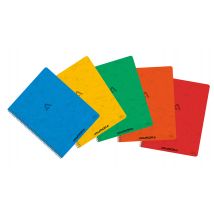 Schrift Aurora 210x165mm lijn 120blz spiraal assorti