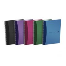 Spiraalblok Oxford Urban Mix A4 ruit 5x5mm 90vel assorti