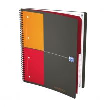 Spiraalblok Oxford International Activebook A4+ 160 pagina's ruit 5mm