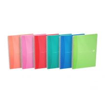 Spiraalblok Oxford MyColours A4 90vel lijn assorti