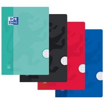 Schrift Oxford School A4 ruit 5x5mm 120blz assorti