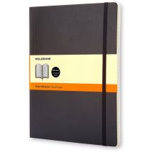 Notitieboek Moleskine XL 190x250mm lijn zwart
