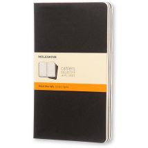 Schrift Moleskine 130x210mm lijn 160blz 70gr zwart