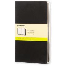 Schrift Moleskine 130x210mm lijn 160blz 70gr zwart