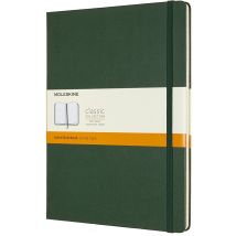 Notitieboek Moleskine XL 190x250mm lijn hard cover myrtle green