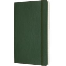 Notitieboek Moleskine large 130x210mm lijn soft cover myrtle green