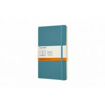 Notitieboek Moleskine large 130x210mm lijn soft cover reef blue