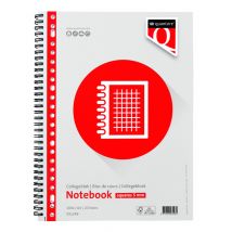 Collegeblok Quantore A4 23-gaats ruit 5mm 100vel