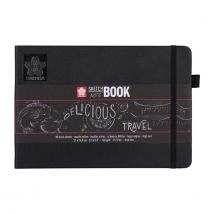 Schetsboek Sakura 80 zwarte vellen 140gr 210x148mm zwart