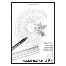 Tekenblok Aurora A4 20 vel 210 gram Bristol papier