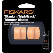 Reservemes Fiskars TripleTrack Titanium set à 2 stuks oranje