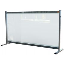 Bureauscherm Nobo doorzichtig PVC 86x147cm