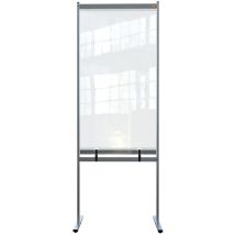 Scheidingswand Nobo vrijstaand doorzichtig PVC 78x206cm