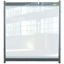 Bureauscherm Nobo modulair doorzichtig PVC 75x82cm