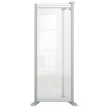 Bureauscherm uitbreidingspaneel Nobo Modulair transparant acryl 40x100cm