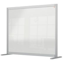 Bureauscherm Nobo modulair transparant acryl 100x120cm