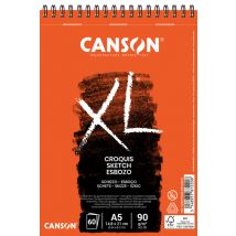 Schetspapier Canson XL Sketch 60vel 90gr A5 ivoorwit