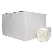 Handdoek Cleaninq H3 c-vouw 2-laags 250x310mm 16x152 vel wit