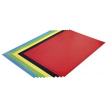 Vlechtpapier Folia 130gr 35x50cm 10 vel assorti kleuren