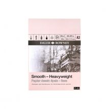 Tekenpapier Daler-Rowney Smooth Heavyweight 220gr A3 natuurlijk wit