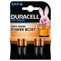 Batterij Duracell Optimum 4x AAA