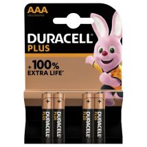 Batterij Duracell Plus 4xAAA