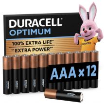 Batterij Duracell Optimum 12x AAA