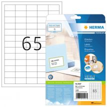 Etiket HERMA 5027 38.1x21.2mm premium wit 1625 etiketten