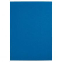 Voorblad GBC A4 lederlook met venster blauw 50 stuks