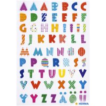Etiket HERMA 6291 kleurrijke letters stone