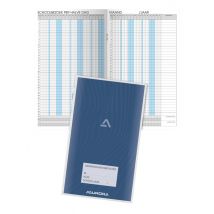 Aanwezigheidsregister Aurora 155x260mm Nederlandstalig 56 pagina's