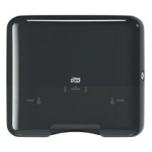 Handdoekdispenser Tork Mini H3 Elevation voor C- en Z-vouw  handdoek zwart 553108