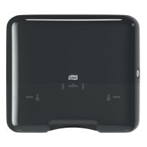 Handdoekdispenser Tork Mini H3 Elevation voor C- en Z-vouw  handdoek zwart 553108
