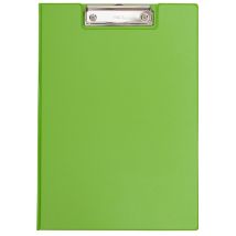 Klembordmap MAUL A4 staand met penlus PVC neon groen