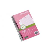 Things to do Djois Atlanta recycled papier Tropical 125x195mm 100 vel 70gr roze 2 stuks