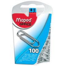 Paperclip Maped Office 25mm 100 stuks zilver