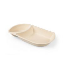 Snackbakje IEZZY A20 suikerriet PFAS-vrij  224x124x36mm 50 stuks