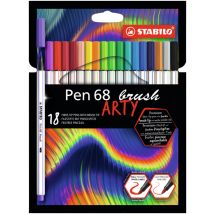 Brushstift STABILO Pen 568/18 Arty assorti etui à 18 stuks