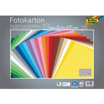 Fotokarton Folia 2-zijdig 50x70cm 300gr 25 vel assorti