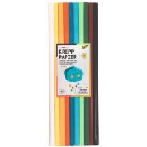 Crêpepapier Folia 50x200cm Basis 10 kleuren
