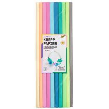 Crêpepapier Folia 50x200cm 10 rollen trendkleuren
