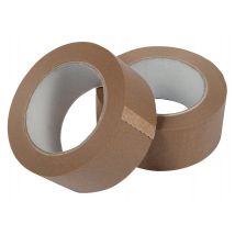 Verpakkingstape IEZZY papier 50mm x 50 meter 80p gerecycled papier bruin