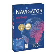 Kopieerpapier Navigator Bold Design A4 200gr wit 150 vel