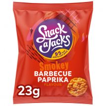 Mini rijstwafels Snack-a-Jacks barbeque paprika
