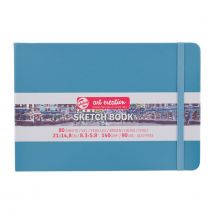 Schetsboek Talens Art Creation 80 witte vellen 140gr 210x150mm blauw