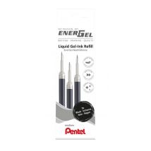 Gelschrijvervulling Pentel LR7 Energel medium zwart set à 3 stuks