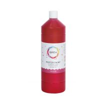 Plakkaatverf Qrea primair rood 1000ml