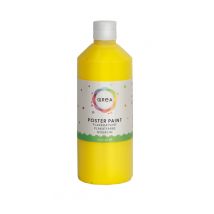 Plakkaatverf Qrea geel 500ml
