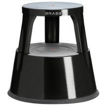 Opstapkruk BRASQ 42cm metaal zwart