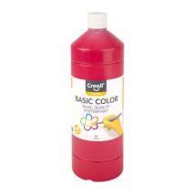 Plakkaatverf Creall basic donkerrood 1000ml